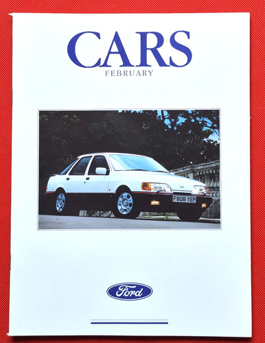 1989 ford cars brochure fiesta - ford,