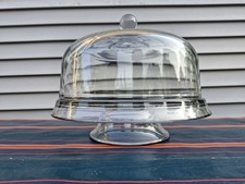Glass Cake Stand with Dome