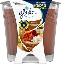 Glade Scented Jar Candle Infused Up to 42 Hour Burn Sandalwood & Jasmine 129g