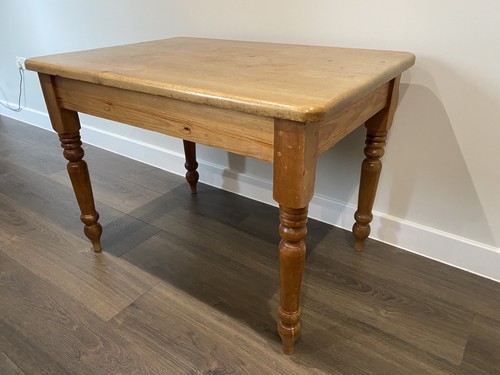 Vintage solid pine table