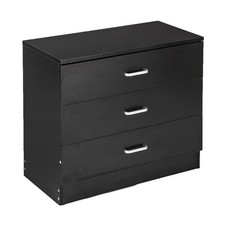 3-Drawer Dresser Chest Wood