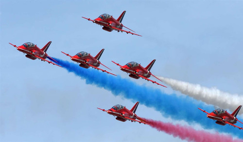 Red arrows jet - jet, plane