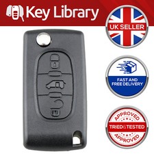 3 Button Remote Flip Key Fob