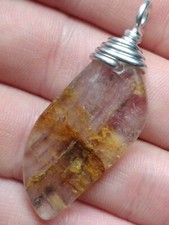 Fluorite pendant natural stone