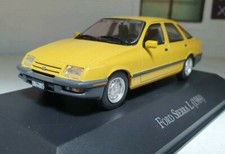 1:43 Ford Sierra Ghia 1.6 2.0 Mk1 Yellow 1984 Hatchback Scale Model Diecast Car