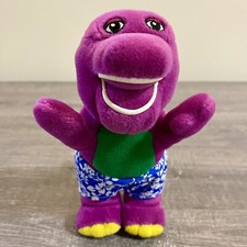 Barney & Friends The Dinosaur Surfing 7” Small Soft Plush Collectible Toy Teddy