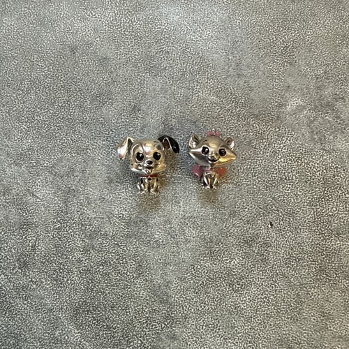 Pandora cat and dog - pandora, charms