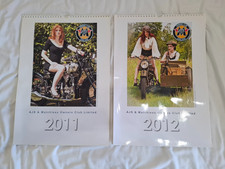 AJS & Matchless Owners club Calendars 2011 2012 Motorbike Bike pinups
