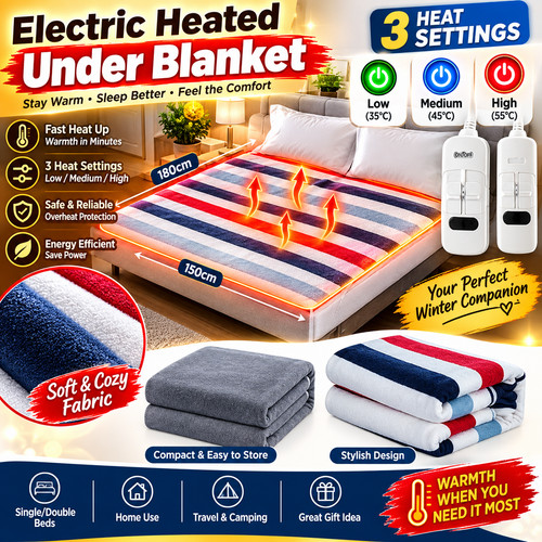 Electric heated under blanket - heated,