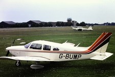 PIPER CHEROKEE ARCHER II Aircraft (G-BUMP) - Original 35mm SLIDE (1980)