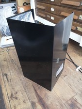 Genuine Falcon Extractor Hood Extendable Chimney Vent Black with Parts & Fixings