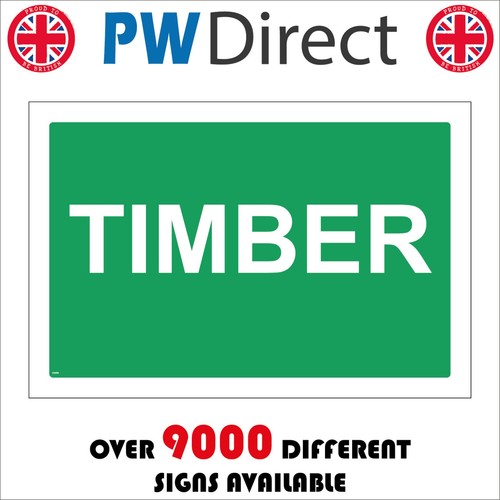Sign timber recycling - timber, wood