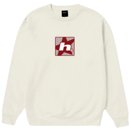 Huf star crewneck sweater - h, |