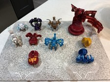 10 x Bakugan toys, case and cards bundle