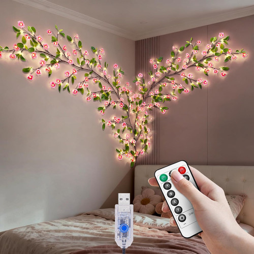 Cherry blossom lights with - cherry,