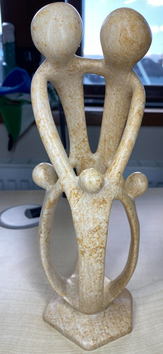 Hand carved soapstone - carved,