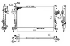 NRF Engine Cooling Radiator