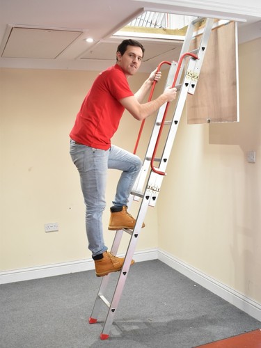 Sliding loft ladder 3 - sliding,