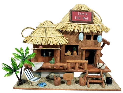 Tom tiki hut shells - shells, sand
