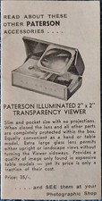 Vintage Leaflet Paterson Slide