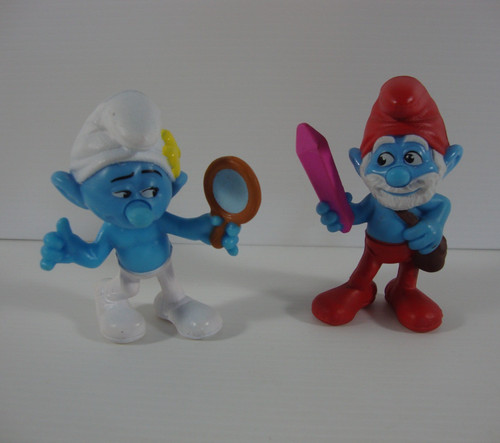 Mcdonald smurfs 2013 happy - mcdonald's,