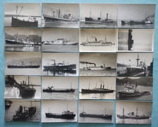 Ships Commercial Merchant - Job Lot 20 PC Size Photos ALL SHOWN INDIVIDUALLY