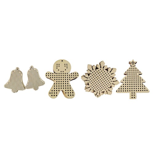 Wooden cross stich kit - cross,