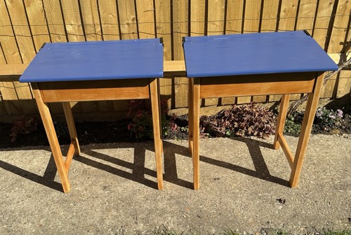 Pair vintage school - school, desks