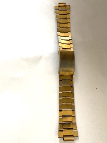 Seiko mens gold plated watch - gold,