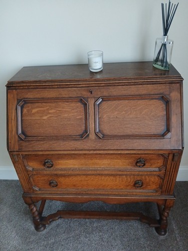 Antique wooden bureau - antique, writing