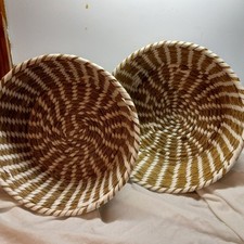 Handwoven Grass Coiled Baskets