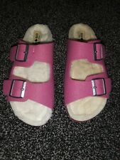 Bio Bio Pink Double Strap Sliders Mules Sandals UK 6 / EUR 40  