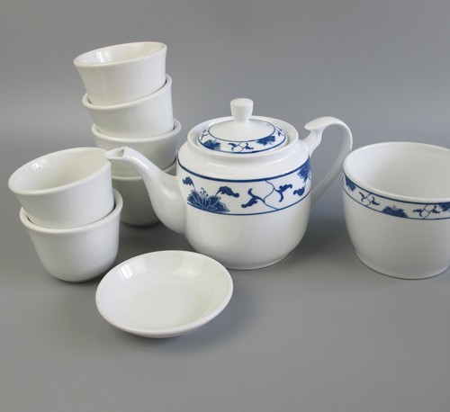Green tea teapot - &, cups