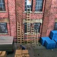 WOODEN LADDERS 10 PACK LASER