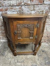 Vintage Old Charm Canted Cupboard 
