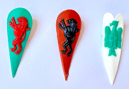 Timpo knights shields 3 7 - -,