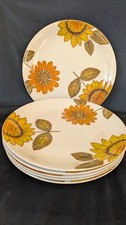 6x Alfred Meakin Sunflower
