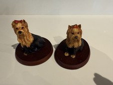 Yorkie Yorkshire Terrier Dog Figurines  Border Fine Arts & ‘Pups Galore PG07’