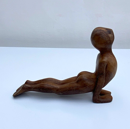 Abstract wooden reclining - abstract,