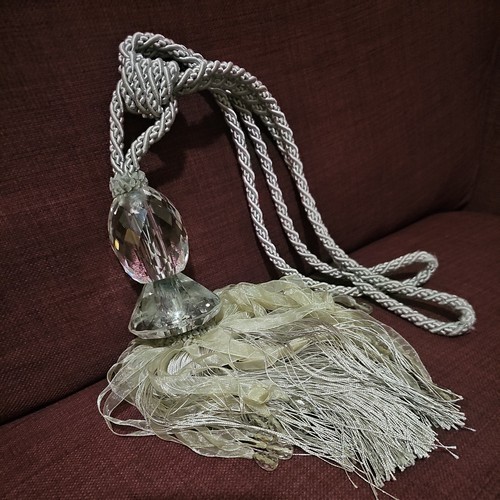 Curtain tiebacks huge crystal - tiebacks,