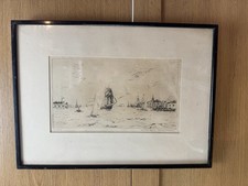 John Fry Lithograph ‘Outward Bound’ Portsmouth Harbour 37cm x 47cm