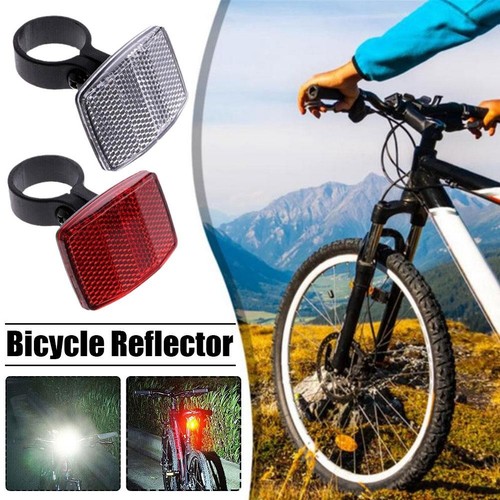 Pair bicycle reflectors red - 1,