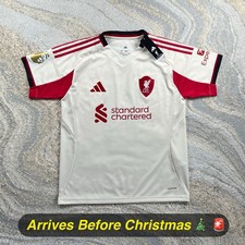 🚨LAST ONE | Liverpool FC Adidas 2025/26 Away Beige T-shirt |FREE SHIPPING 🚛 M