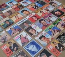 ELVIS PRESLEY 7" SINGLES Vinyl Records Original 45rpm RCA Chart Hits Jordanaires
