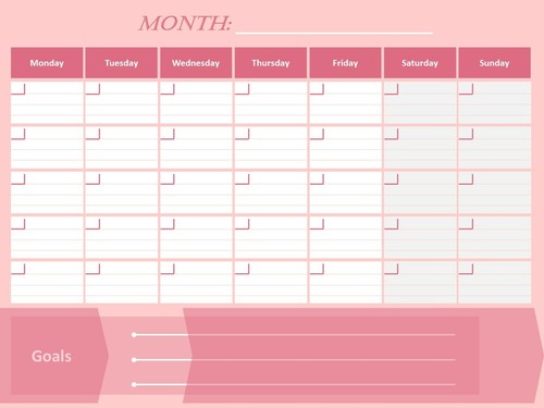Monthly calendar office - calendar,