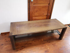 Marks and Spenser  Sonoma solid oak coffee table dark brown in vgc
