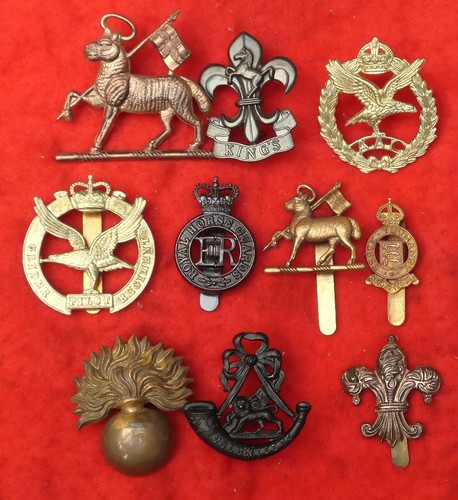 British army cap badges - 10, job
