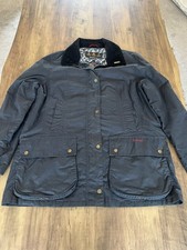 Barbour Flyweight Beadnell Liberty Wax Navy Jacket Coat UK 18 Floral Lined