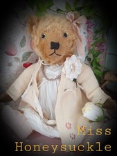 Sweet Antique, Vintage Chiltern Teddy Bear, 1930s- 40s ? Miss Honey ?19 Inches