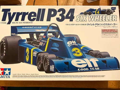 Tamiya tyrrell p34 - tyrrell, wheeler